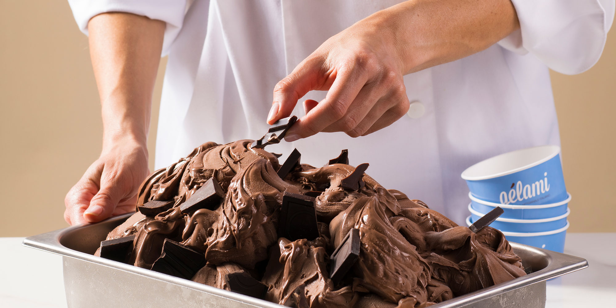 Il gelato artigianale Gélami, preparato per gelati uht a lunga conservazione